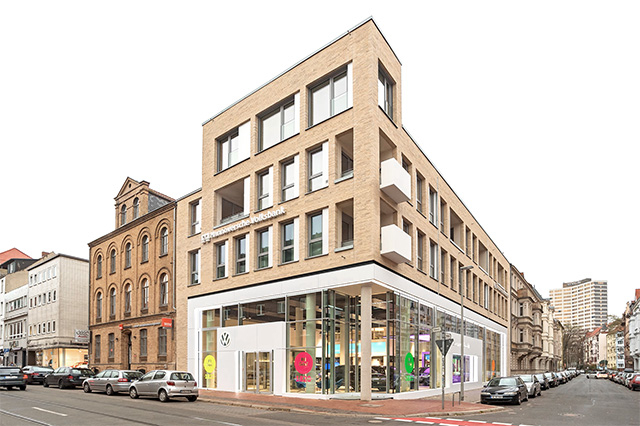 Der Neubau an unserem Hauptsitz in der Falkenstraße 16-18, 30449 Hannover-Linden.