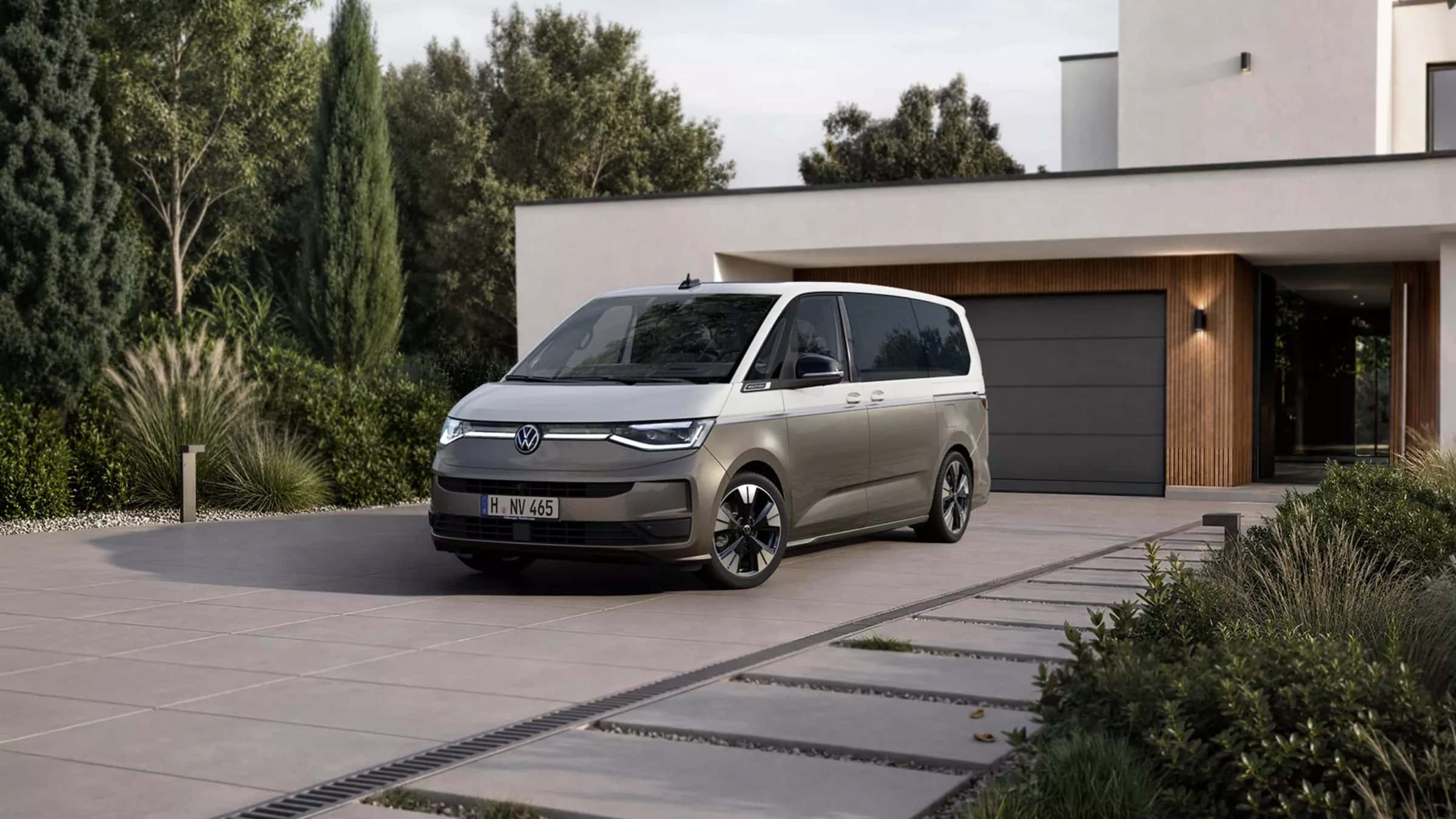 VW Multivan eHybrid 4MOTION – Frontansicht mit LED-Scheinwerfern