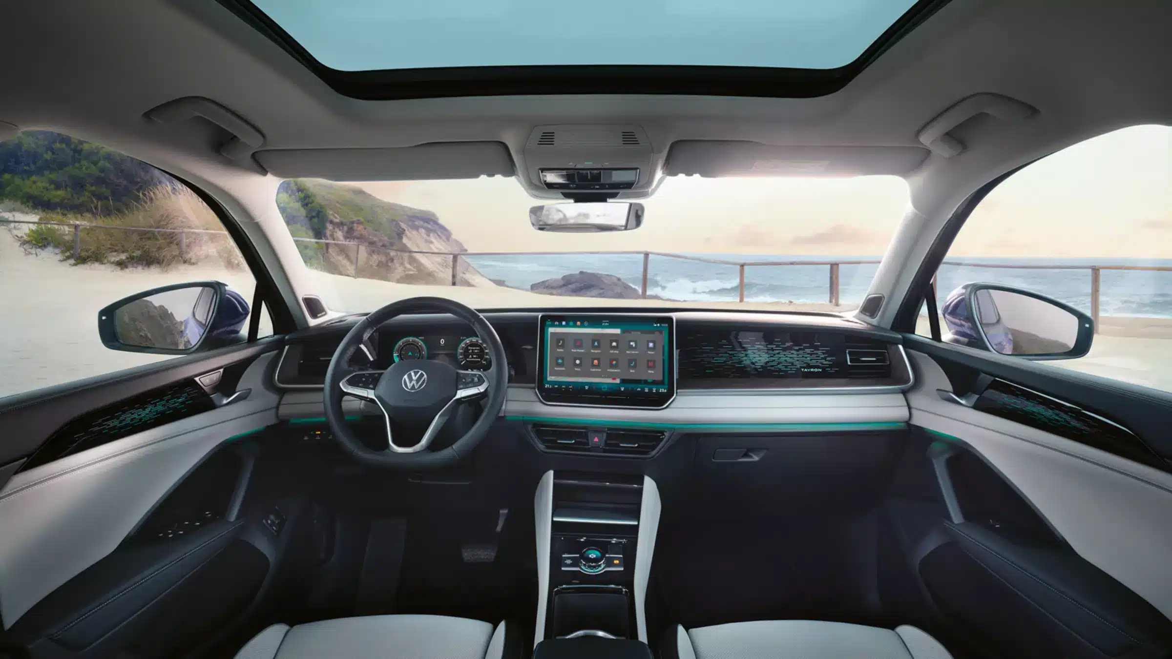 VW Tayron Life Innenraum und Infotainment – Leasingangebot bei Gessner & Jacobi in Hannover