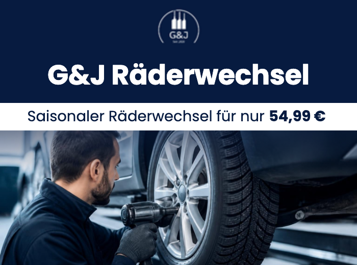 G&J Räderwechsel für 54,99 Euro